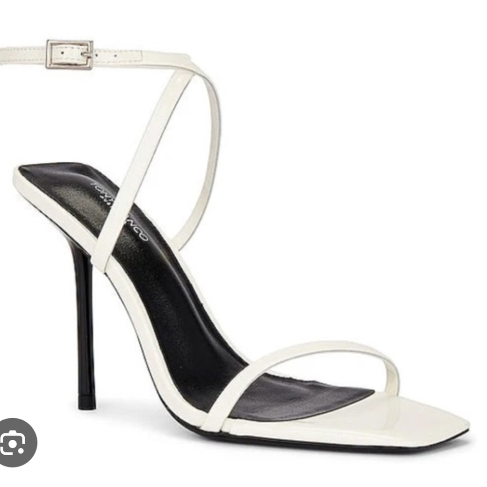Tony Bianco White Strappy Stiletto Sandals
